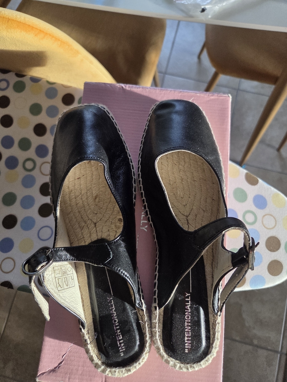 Intentionally Blank Reports Espadrille Sandals NEW Sz 36 - Picture 6 of 9